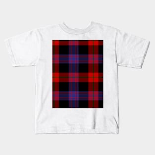 Clan Brown Tartan Kids T-Shirt